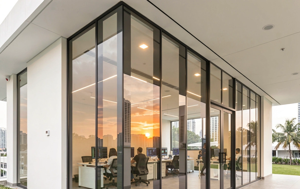 Saffron Data Vault Office Aesthetic